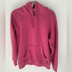 Guide Series  Burgundy Sweatshirt Hoodie Size L Stretchy Long Sleeve Pockets